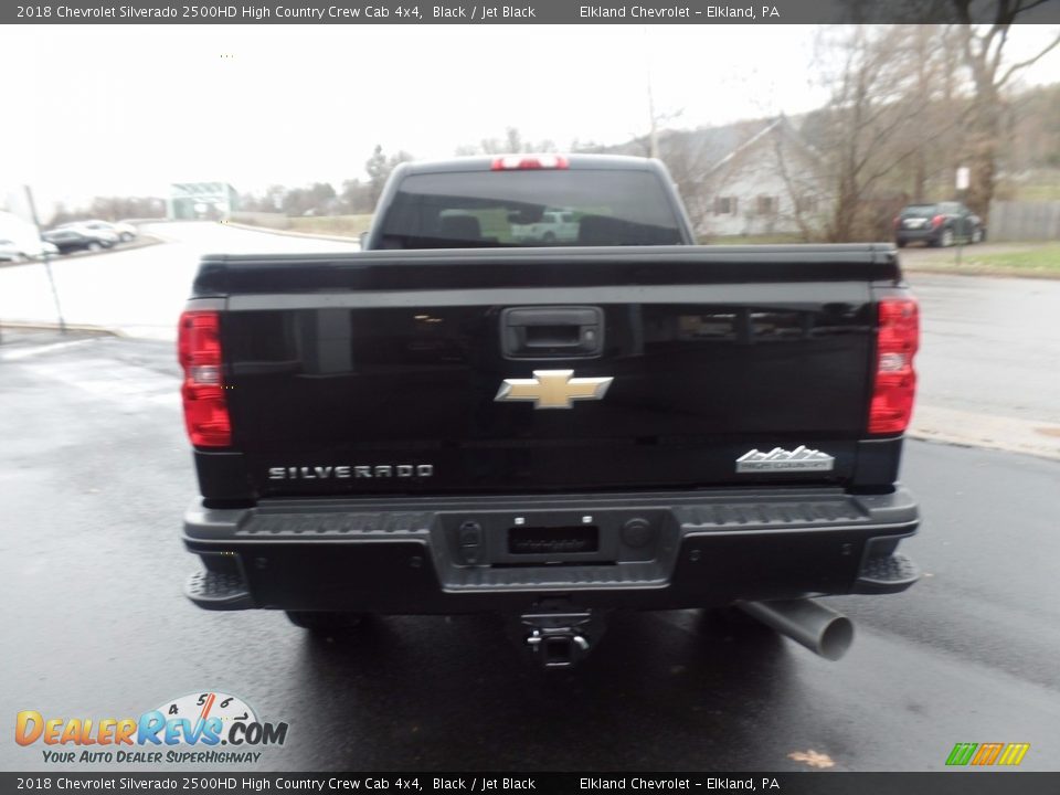 2018 Chevrolet Silverado 2500HD High Country Crew Cab 4x4 Black / Jet Black Photo #7
