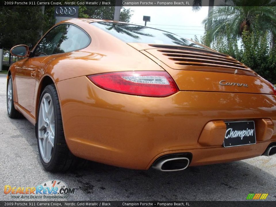 2009 Porsche 911 Carrera Coupe Nordic Gold Metallic / Black Photo #12