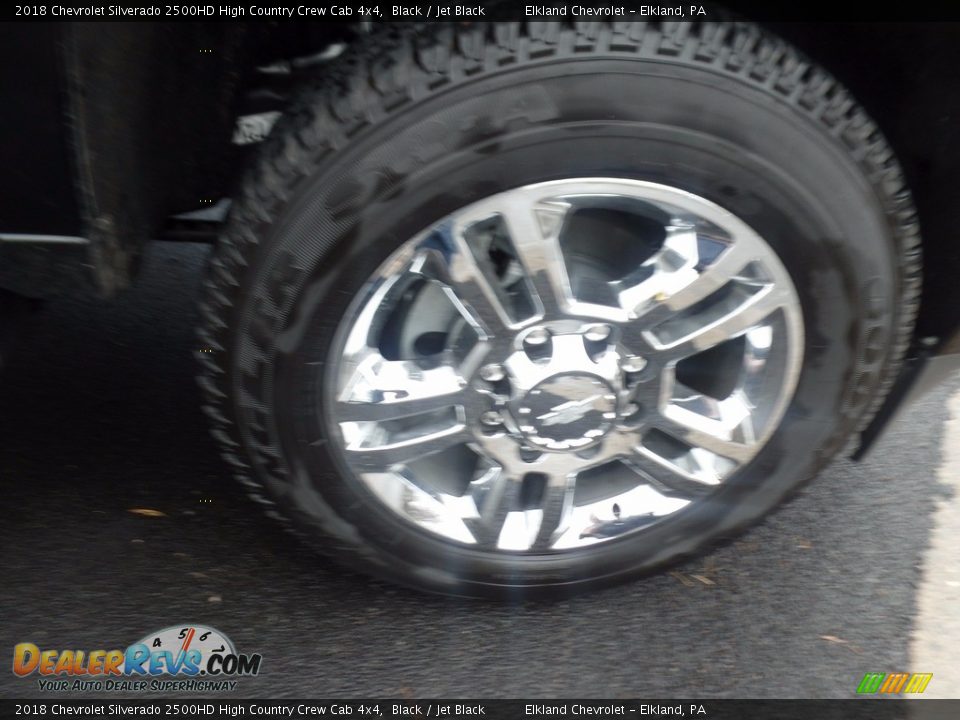 2018 Chevrolet Silverado 2500HD High Country Crew Cab 4x4 Black / Jet Black Photo #10