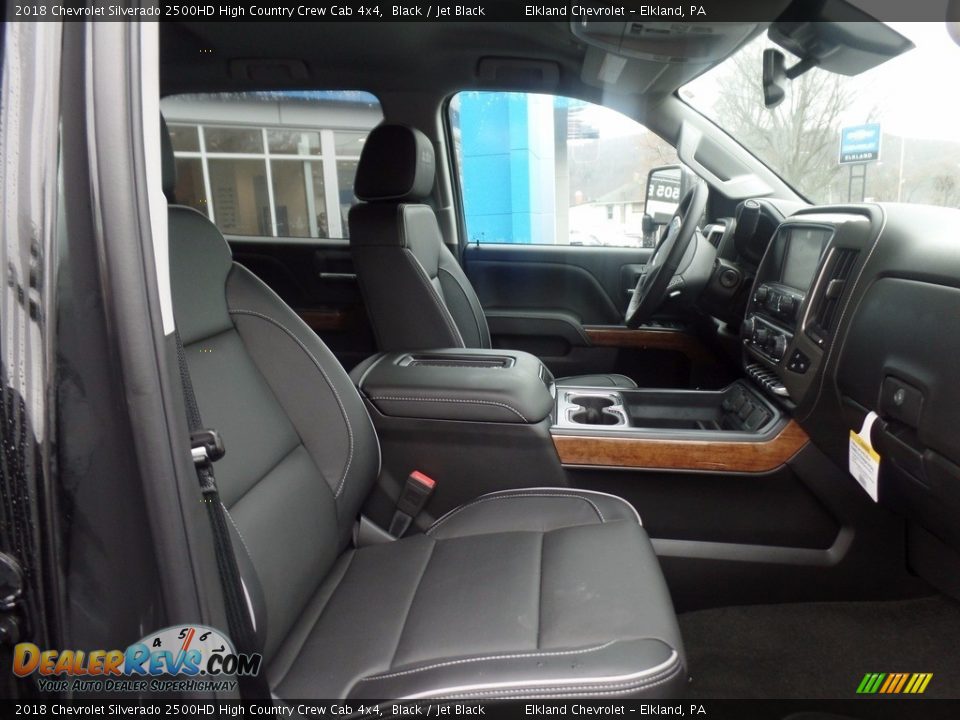 2018 Chevrolet Silverado 2500HD High Country Crew Cab 4x4 Black / Jet Black Photo #16