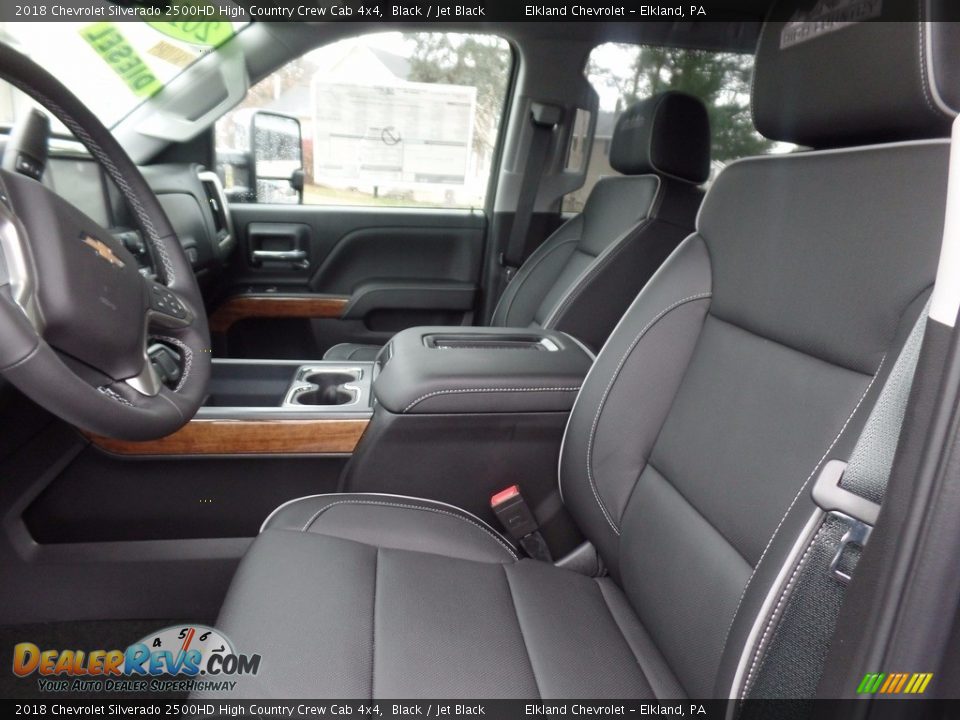 2018 Chevrolet Silverado 2500HD High Country Crew Cab 4x4 Black / Jet Black Photo #21