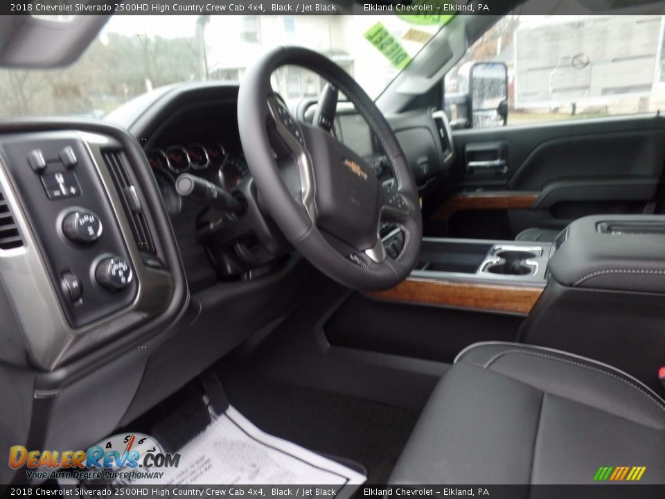 2018 Chevrolet Silverado 2500HD High Country Crew Cab 4x4 Black / Jet Black Photo #22