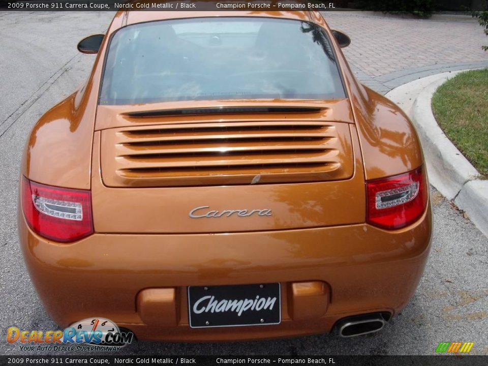 2009 Porsche 911 Carrera Coupe Nordic Gold Metallic / Black Photo #13