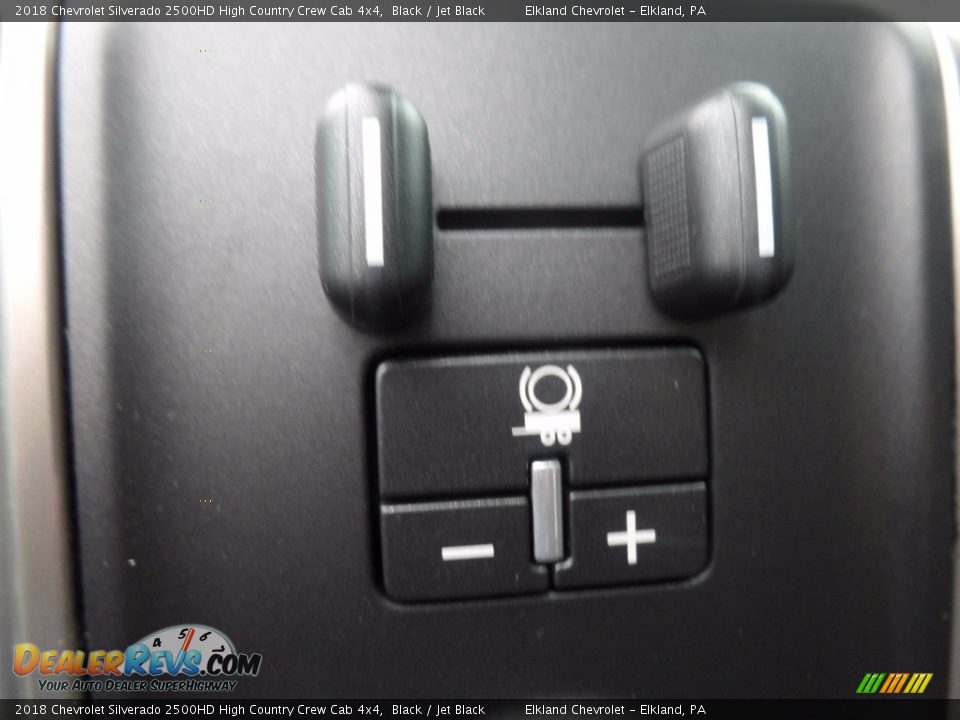 2018 Chevrolet Silverado 2500HD High Country Crew Cab 4x4 Black / Jet Black Photo #25