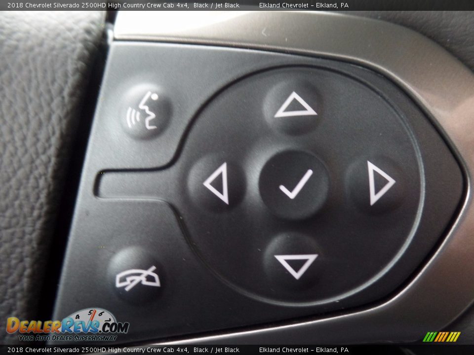 2018 Chevrolet Silverado 2500HD High Country Crew Cab 4x4 Black / Jet Black Photo #29