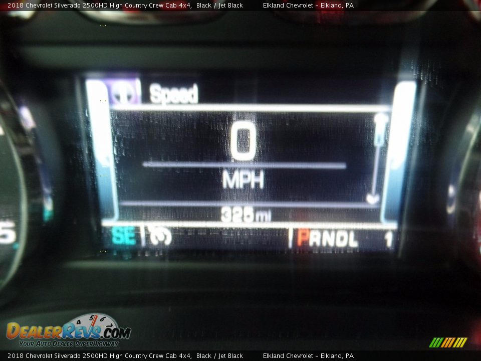 2018 Chevrolet Silverado 2500HD High Country Crew Cab 4x4 Black / Jet Black Photo #30