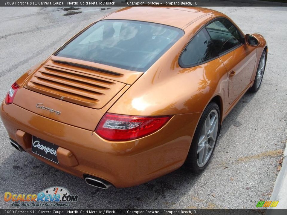 2009 Porsche 911 Carrera Coupe Nordic Gold Metallic / Black Photo #14