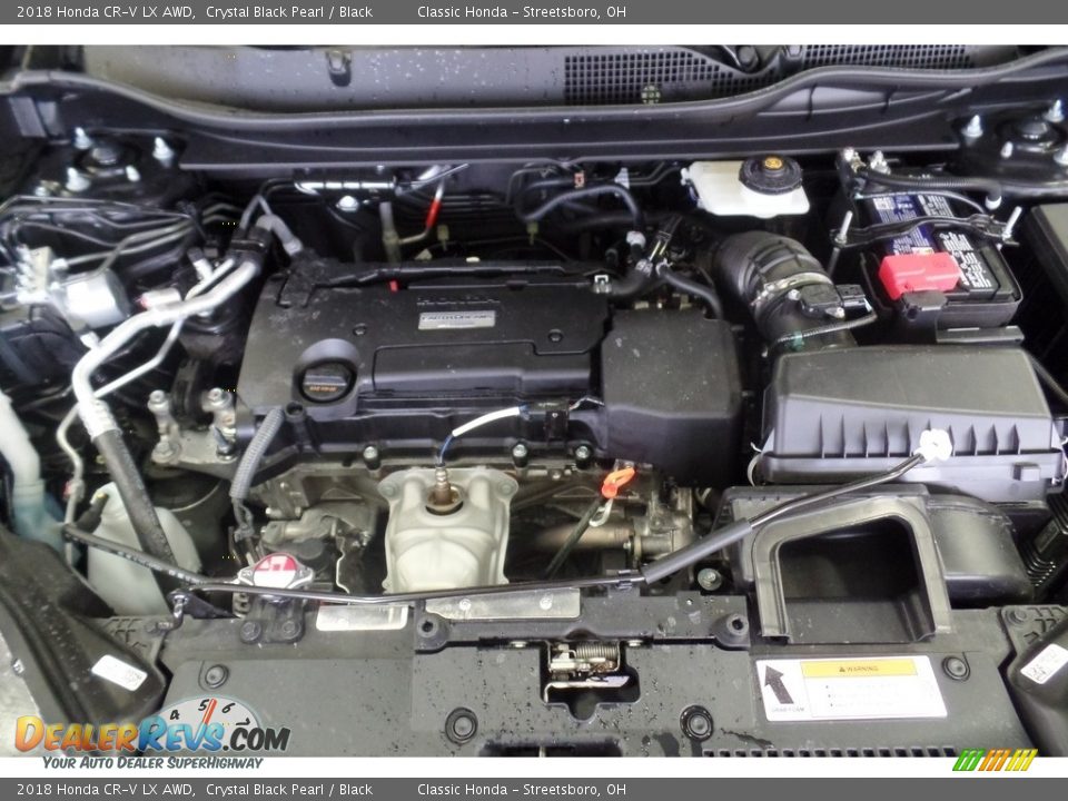 2018 Honda CR-V LX AWD Crystal Black Pearl / Black Photo #12