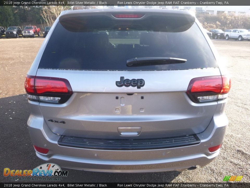 2018 Jeep Grand Cherokee Laredo 4x4 Billet Silver Metallic / Black Photo #3