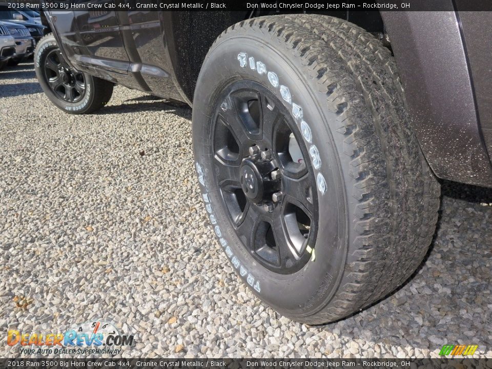 2018 Ram 3500 Big Horn Crew Cab 4x4 Granite Crystal Metallic / Black Photo #8