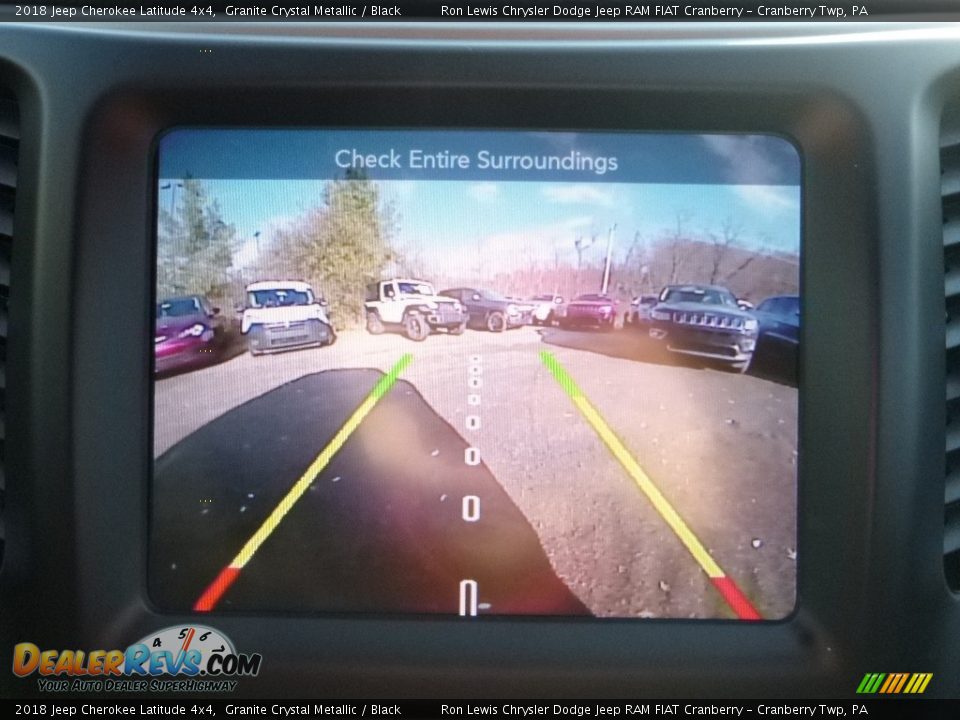 2018 Jeep Cherokee Latitude 4x4 Granite Crystal Metallic / Black Photo #17