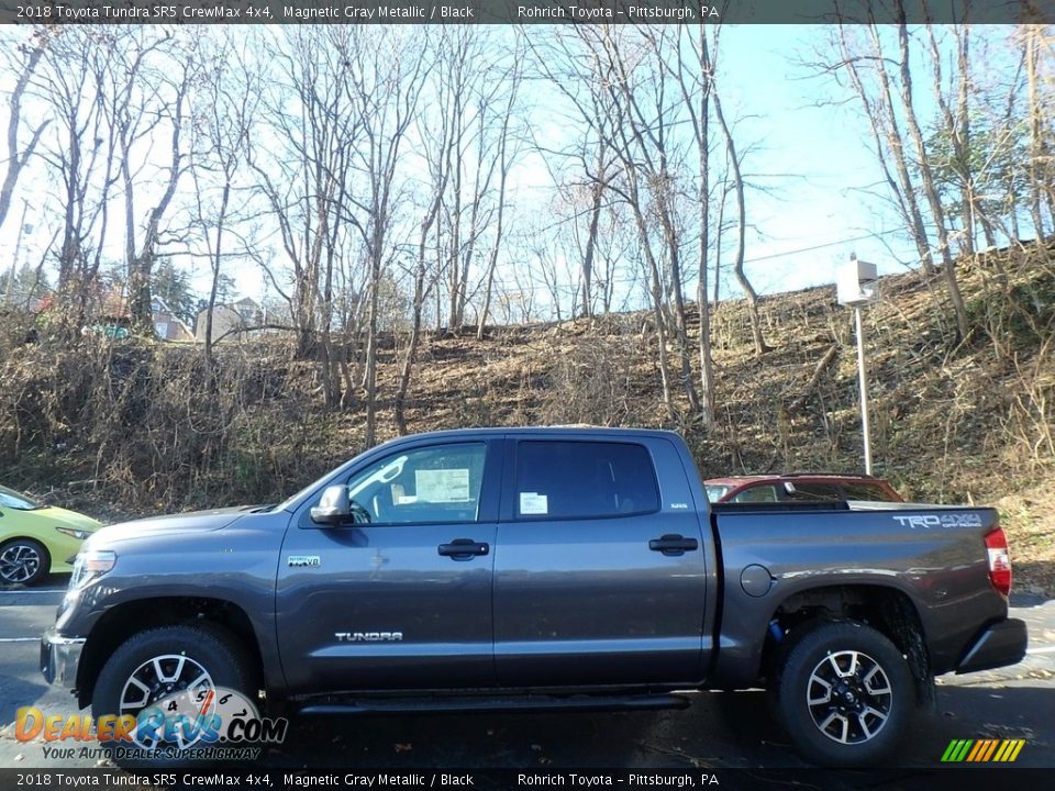 2018 Toyota Tundra SR5 CrewMax 4x4 Magnetic Gray Metallic / Black Photo #3