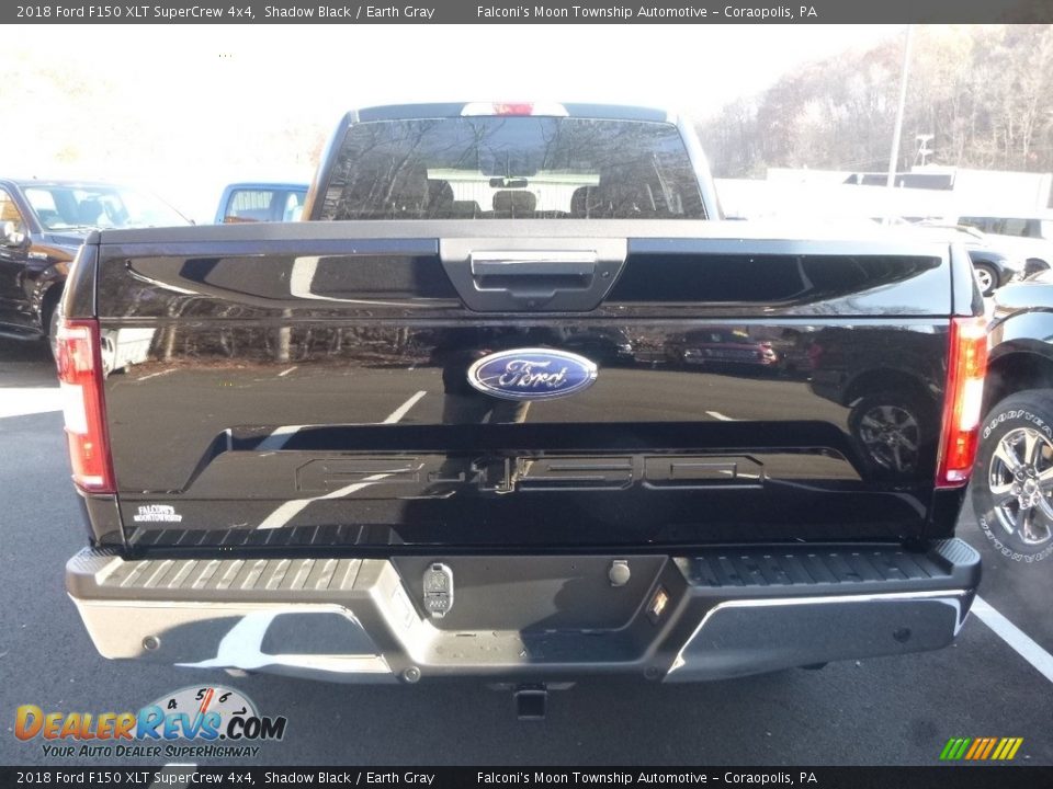 2018 Ford F150 XLT SuperCrew 4x4 Shadow Black / Earth Gray Photo #5