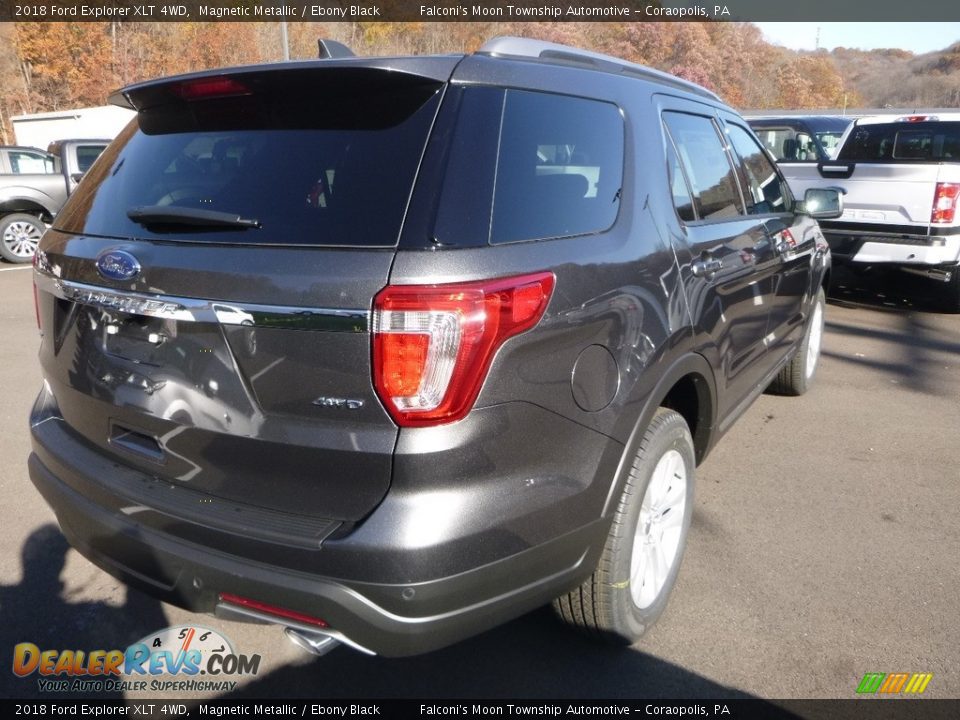 2018 Ford Explorer XLT 4WD Magnetic Metallic / Ebony Black Photo #2