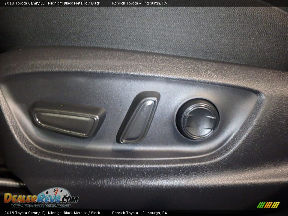 2018 Toyota Camry LE Midnight Black Metallic / Black Photo #11