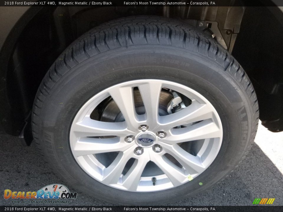 2018 Ford Explorer XLT 4WD Magnetic Metallic / Ebony Black Photo #11