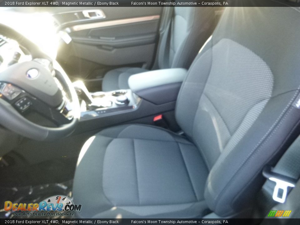 2018 Ford Explorer XLT 4WD Magnetic Metallic / Ebony Black Photo #13
