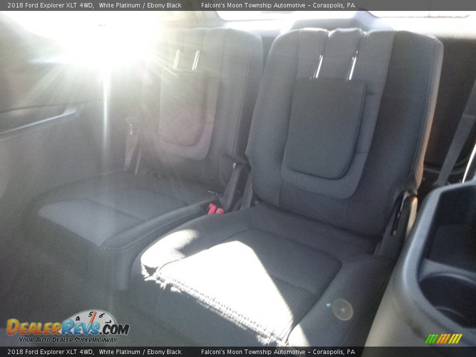 2018 Ford Explorer XLT 4WD White Platinum / Ebony Black Photo #9