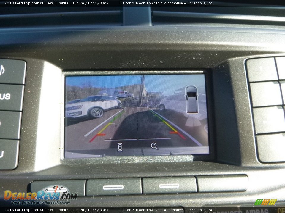 2018 Ford Explorer XLT 4WD White Platinum / Ebony Black Photo #15