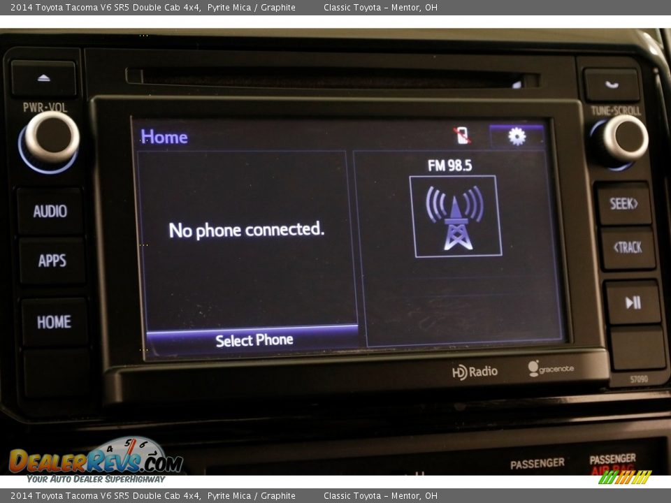 2014 Toyota Tacoma V6 SR5 Double Cab 4x4 Pyrite Mica / Graphite Photo #10