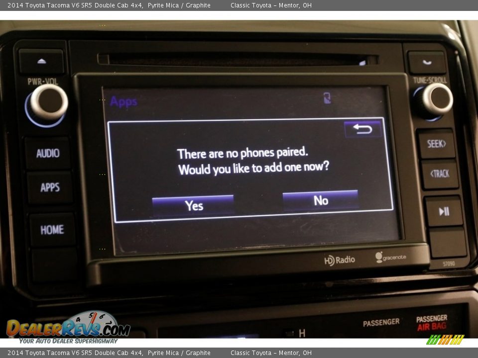 2014 Toyota Tacoma V6 SR5 Double Cab 4x4 Pyrite Mica / Graphite Photo #11