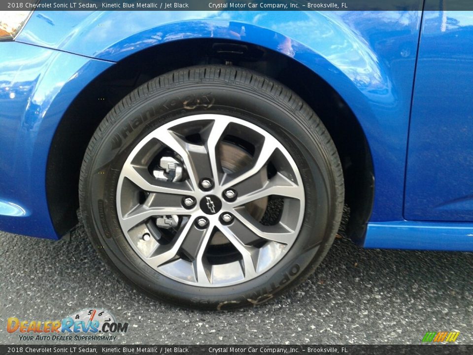 2018 Chevrolet Sonic LT Sedan Kinetic Blue Metallic / Jet Black Photo #20
