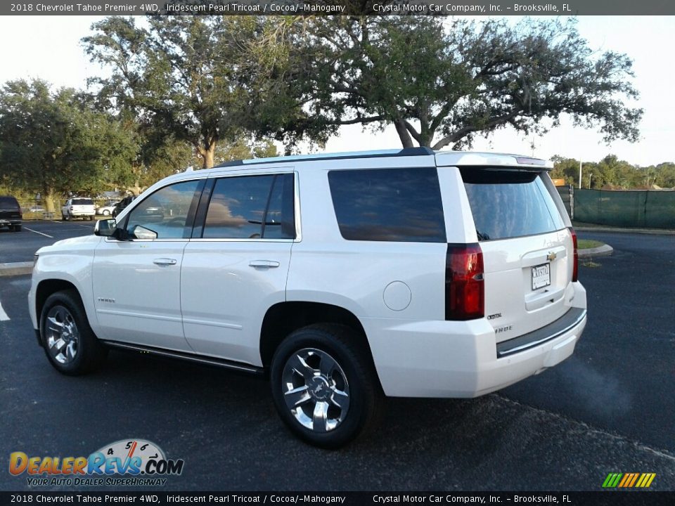 2018 Chevrolet Tahoe Premier 4WD Iridescent Pearl Tricoat / Cocoa/­Mahogany Photo #3