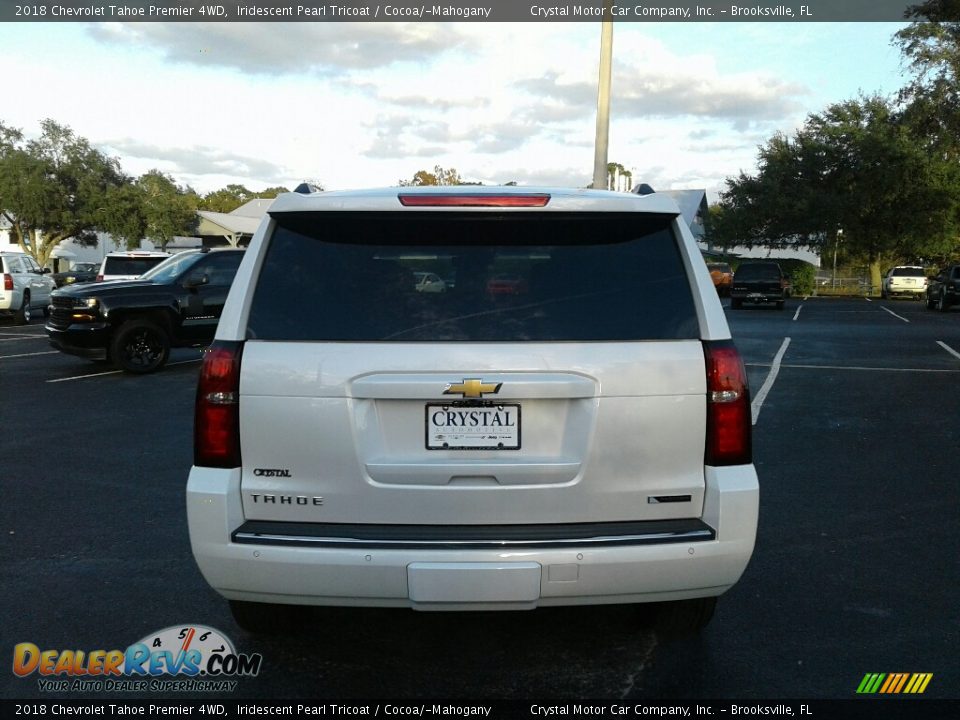 2018 Chevrolet Tahoe Premier 4WD Iridescent Pearl Tricoat / Cocoa/­Mahogany Photo #4
