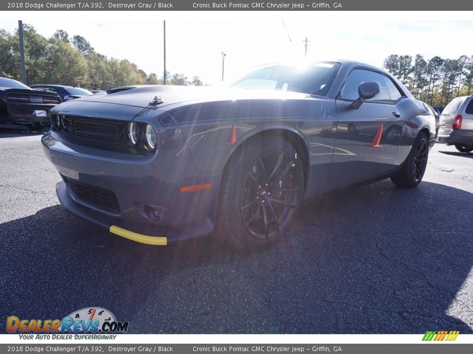 2018 Dodge Challenger T/A 392 Destroyer Gray / Black Photo #3