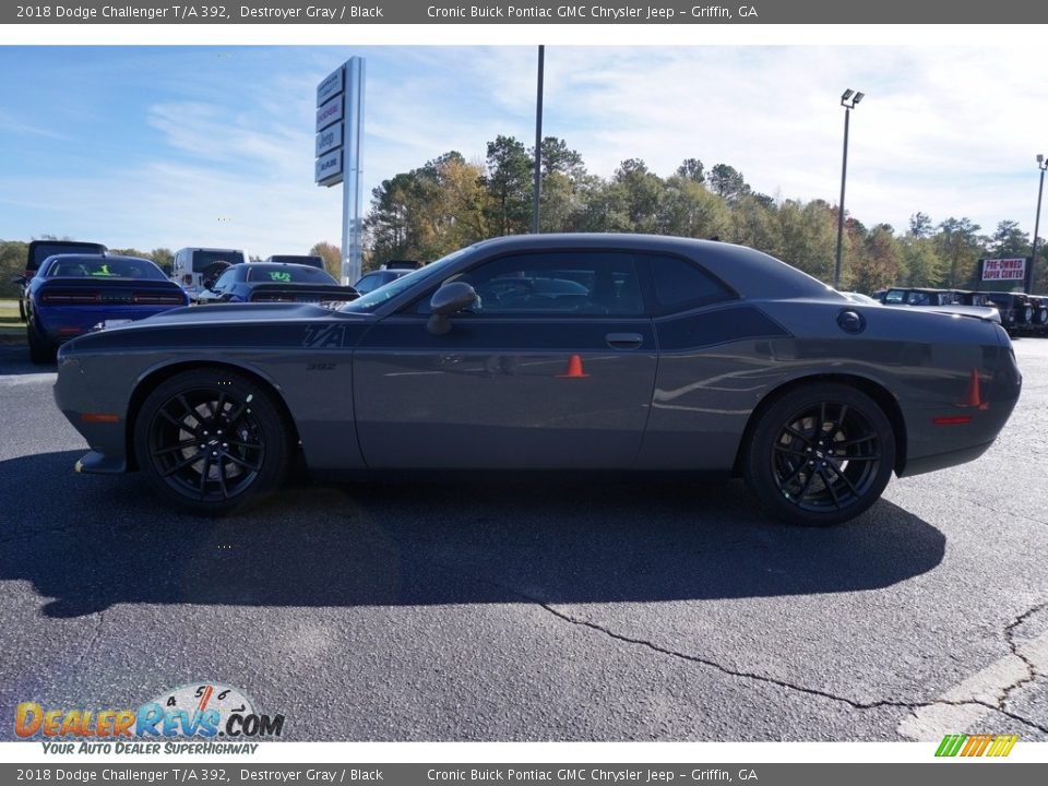 2018 Dodge Challenger T/A 392 Destroyer Gray / Black Photo #4