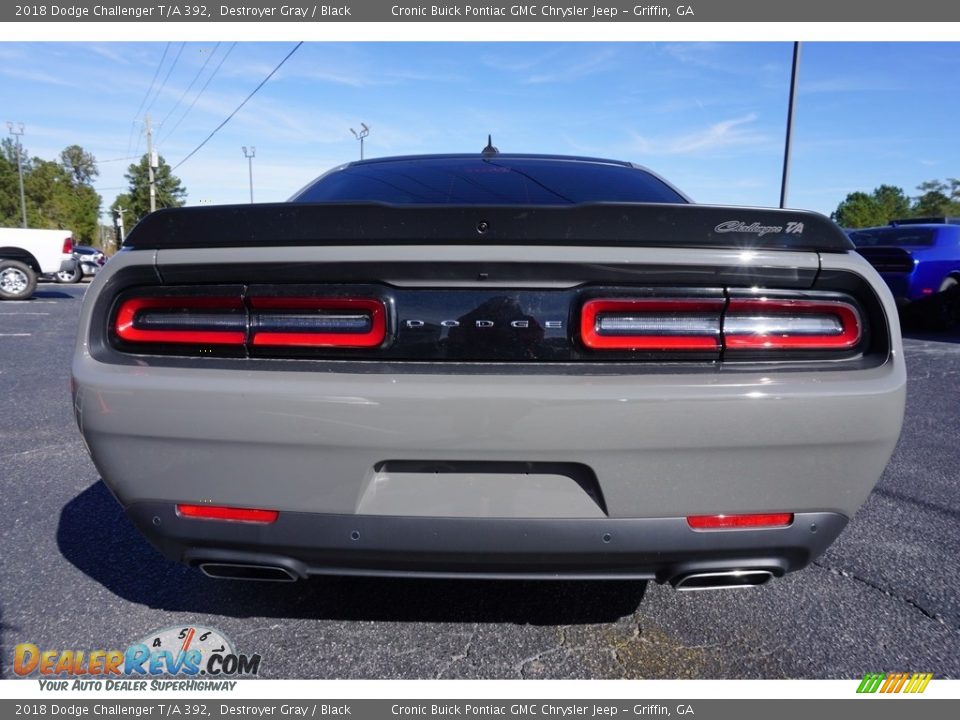 2018 Dodge Challenger T/A 392 Destroyer Gray / Black Photo #6