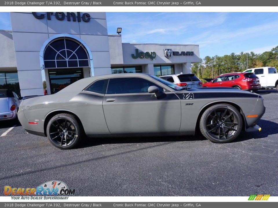 2018 Dodge Challenger T/A 392 Destroyer Gray / Black Photo #7