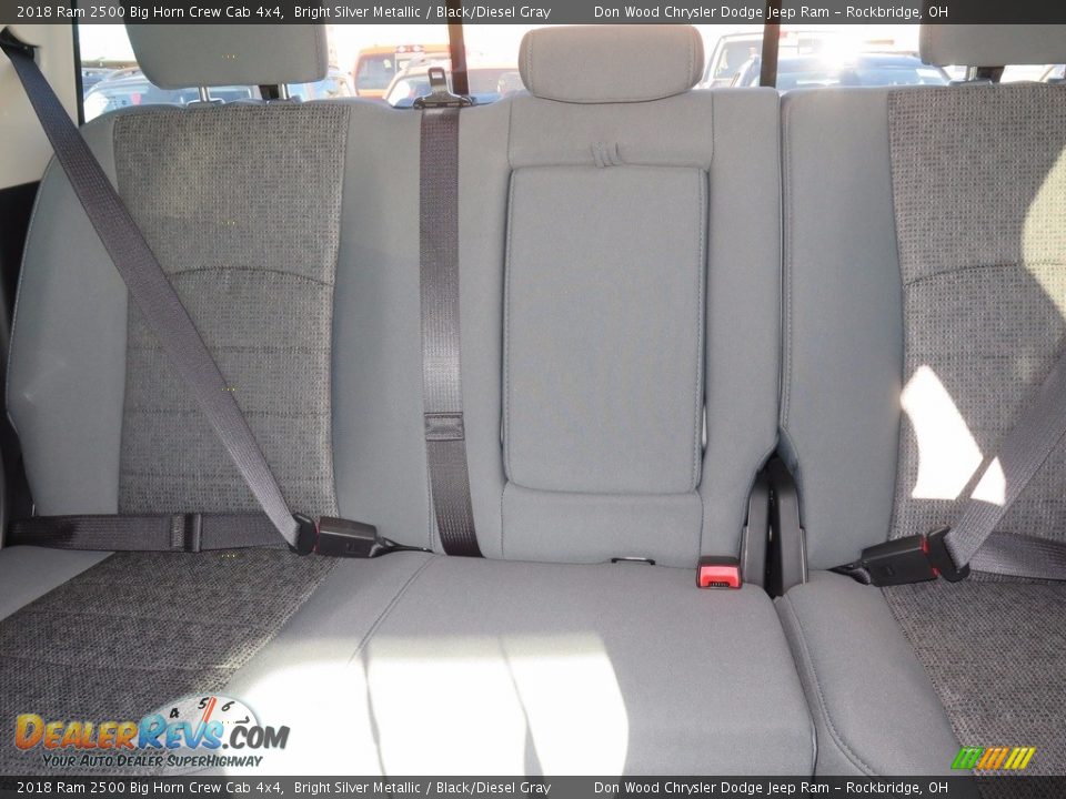 2018 Ram 2500 Big Horn Crew Cab 4x4 Bright Silver Metallic / Black/Diesel Gray Photo #14