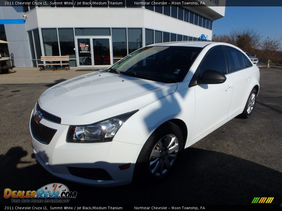 2011 Chevrolet Cruze LS Summit White / Jet Black/Medium Titanium Photo #1