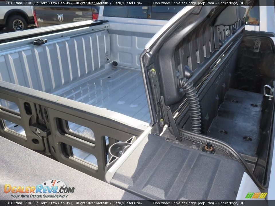 2018 Ram 2500 Big Horn Crew Cab 4x4 Bright Silver Metallic / Black/Diesel Gray Photo #18