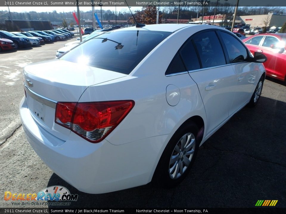 2011 Chevrolet Cruze LS Summit White / Jet Black/Medium Titanium Photo #4