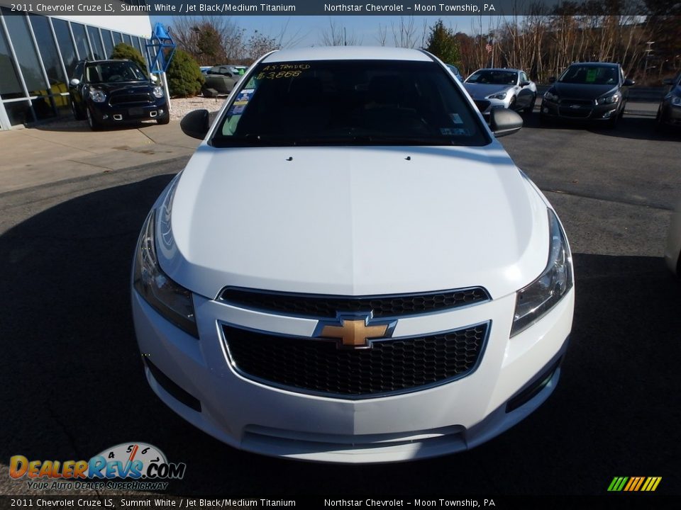 2011 Chevrolet Cruze LS Summit White / Jet Black/Medium Titanium Photo #6