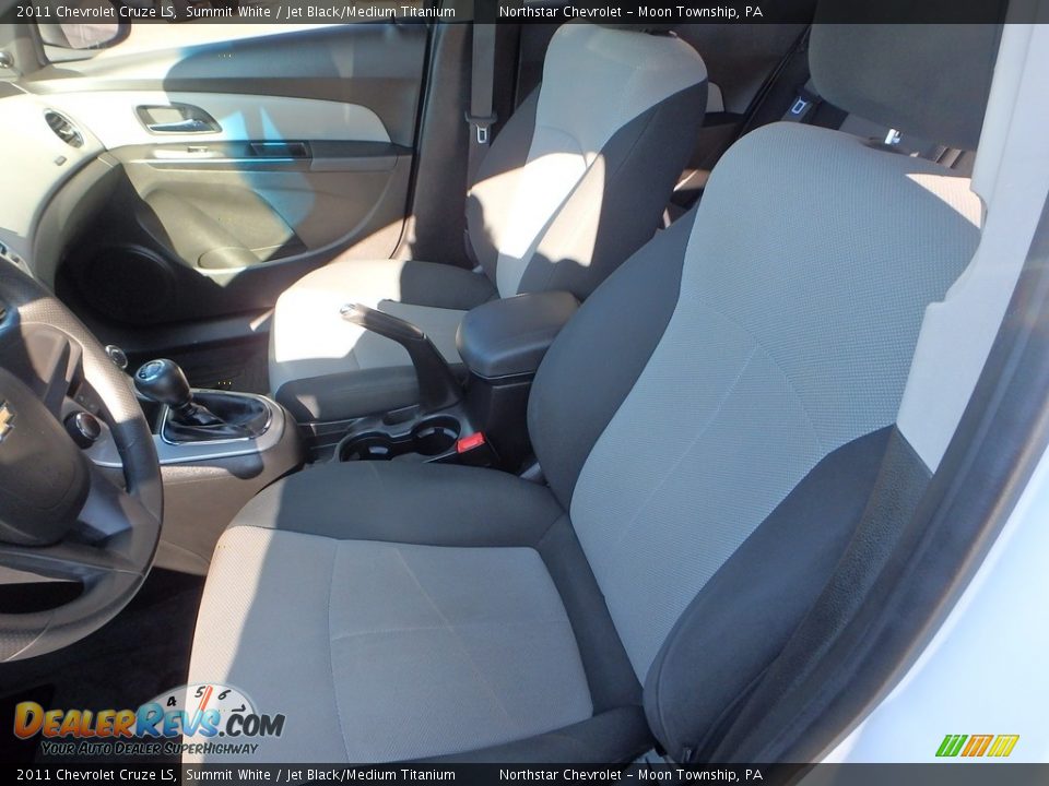2011 Chevrolet Cruze LS Summit White / Jet Black/Medium Titanium Photo #8