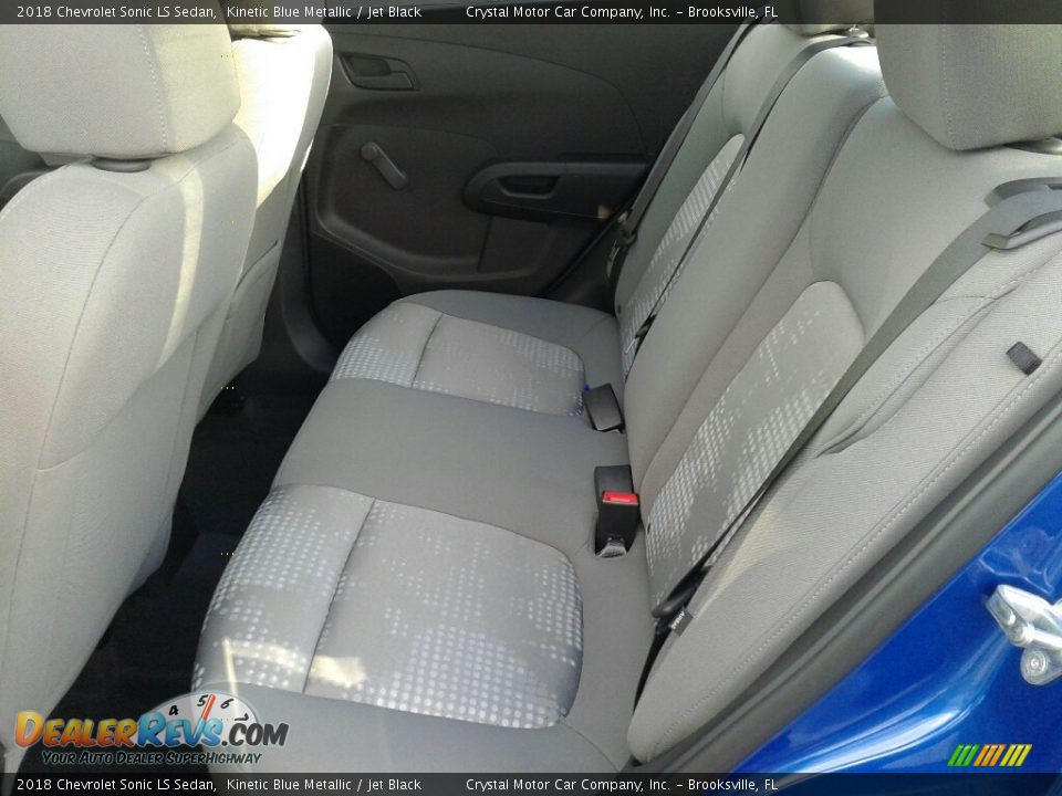 2018 Chevrolet Sonic LS Sedan Kinetic Blue Metallic / Jet Black Photo #10