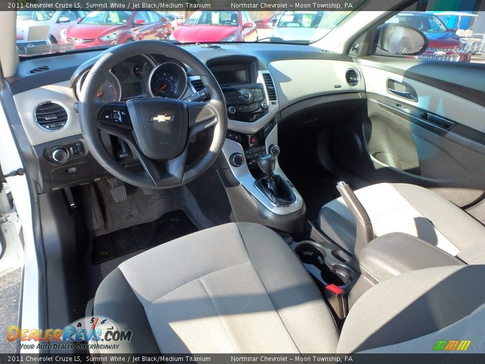2011 Chevrolet Cruze LS Summit White / Jet Black/Medium Titanium Photo #10