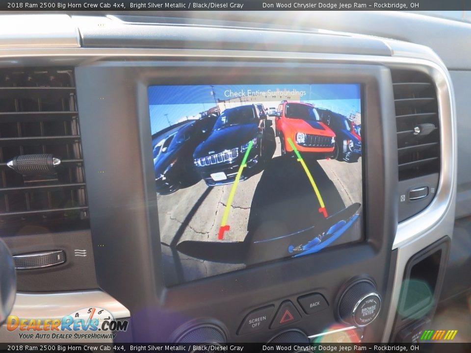 2018 Ram 2500 Big Horn Crew Cab 4x4 Bright Silver Metallic / Black/Diesel Gray Photo #26