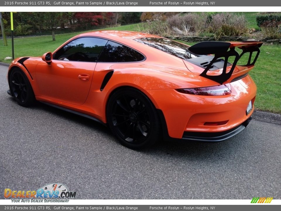 2016 Porsche 911 GT3 RS Gulf Orange, Paint to Sample / Black/Lava Orange Photo #4
