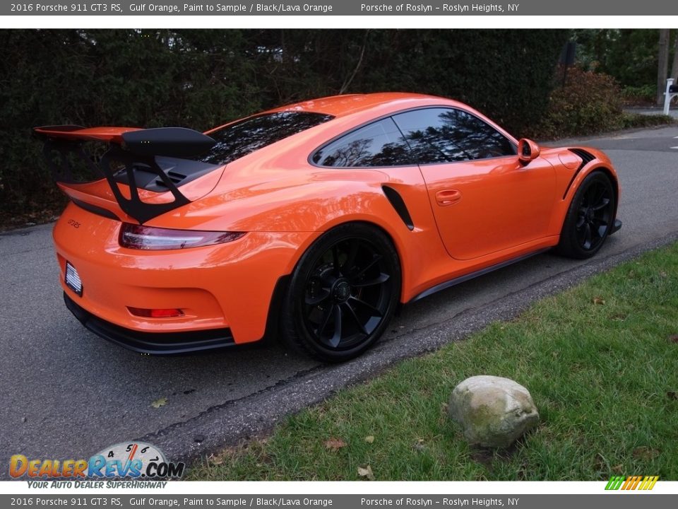 2016 Porsche 911 GT3 RS Gulf Orange, Paint to Sample / Black/Lava Orange Photo #6