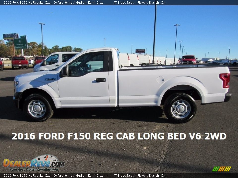 2016 Ford F150 XL Regular Cab Oxford White / Medium Earth Gray Photo #2