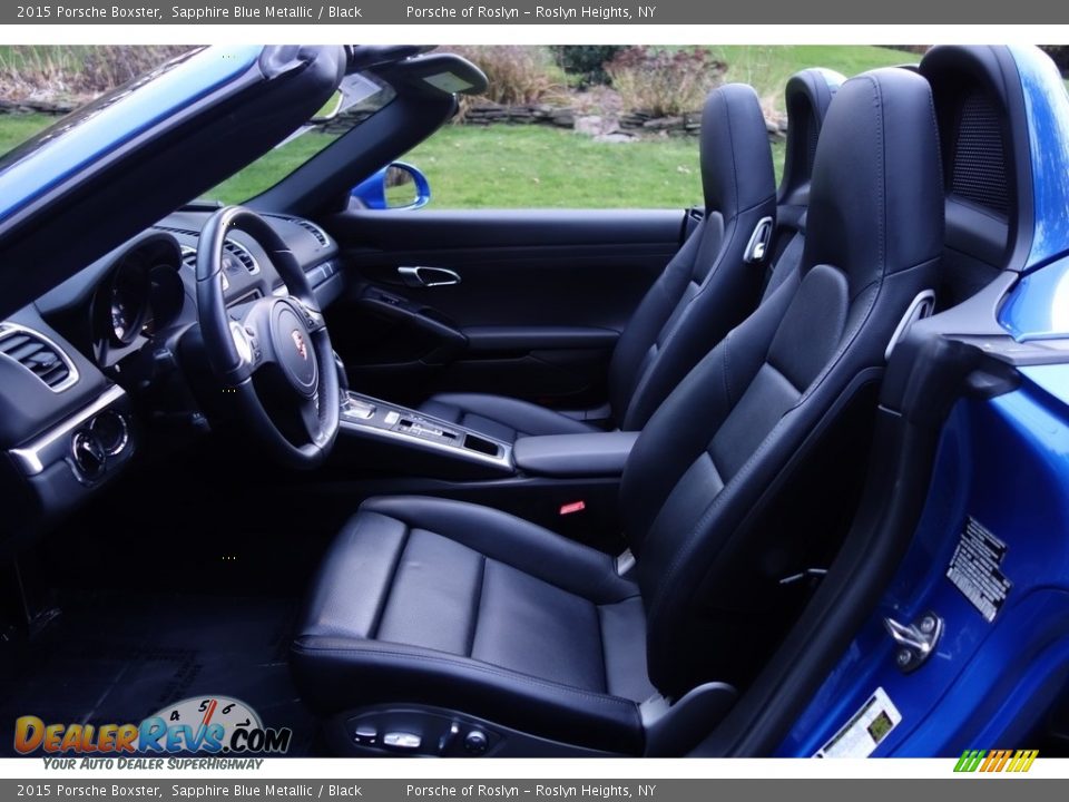 2015 Porsche Boxster Sapphire Blue Metallic / Black Photo #12