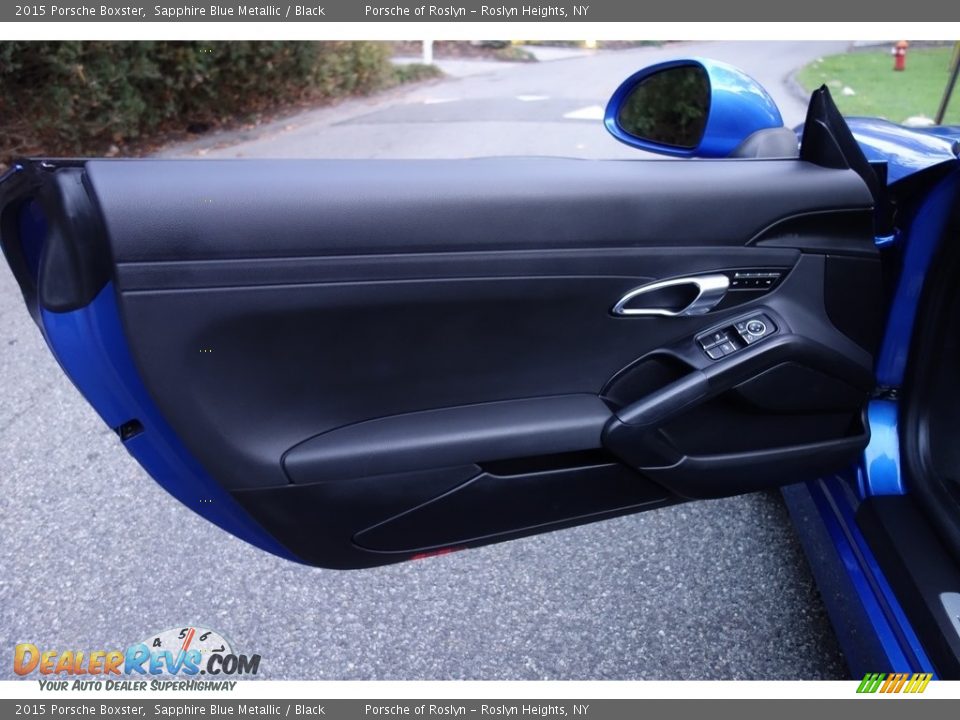 2015 Porsche Boxster Sapphire Blue Metallic / Black Photo #13