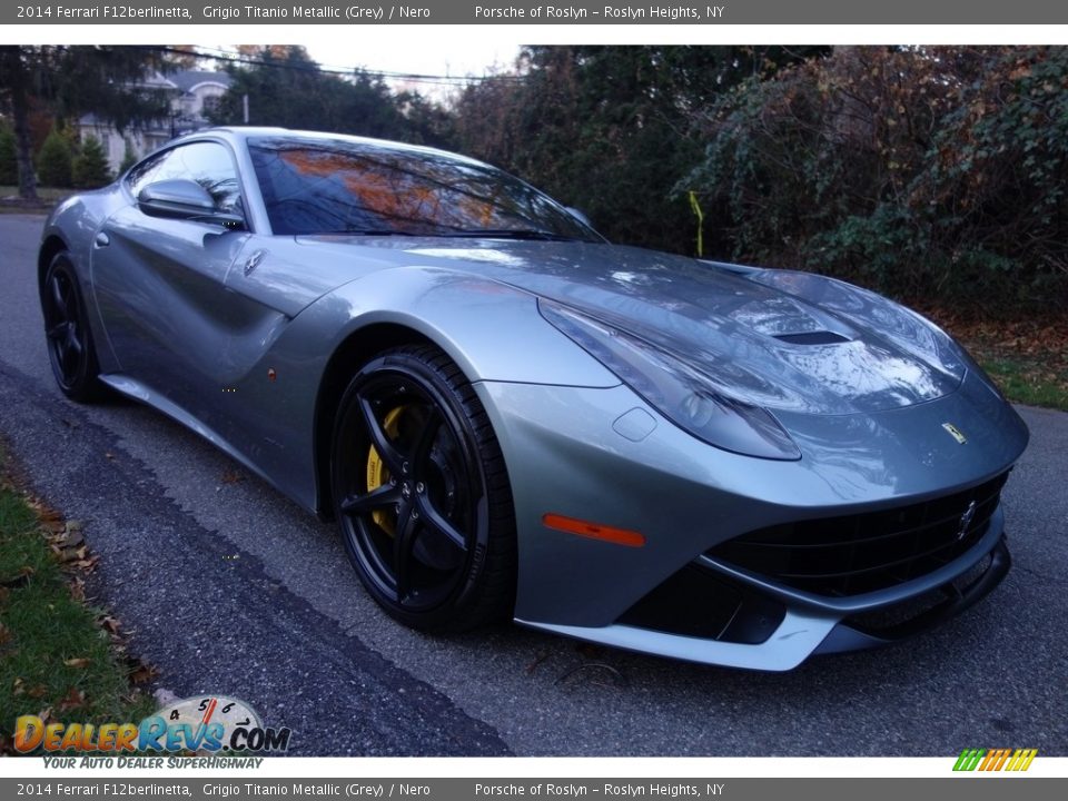 Front 3/4 View of 2014 Ferrari F12berlinetta  Photo #8