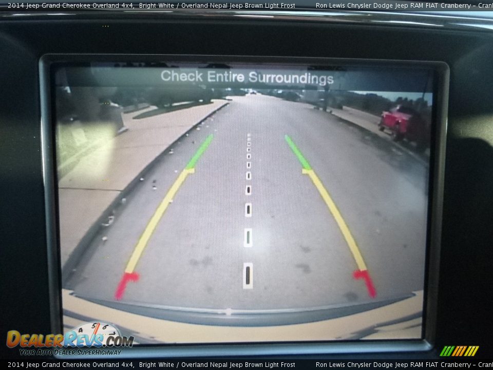 2014 Jeep Grand Cherokee Overland 4x4 Bright White / Overland Nepal Jeep Brown Light Frost Photo #19