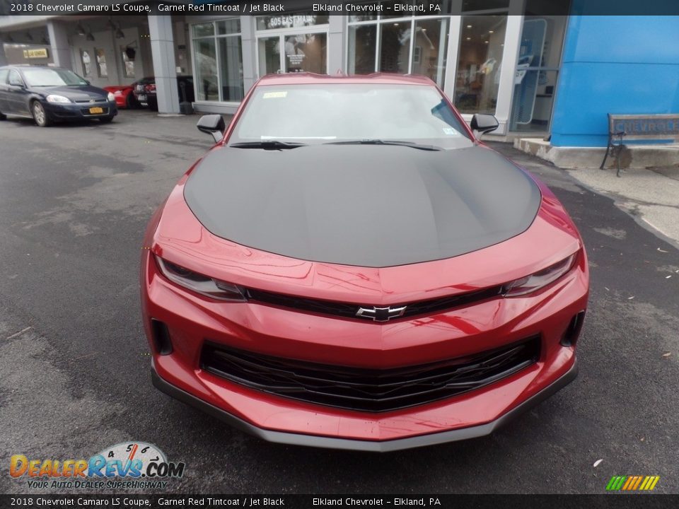 2018 Chevrolet Camaro LS Coupe Garnet Red Tintcoat / Jet Black Photo #2