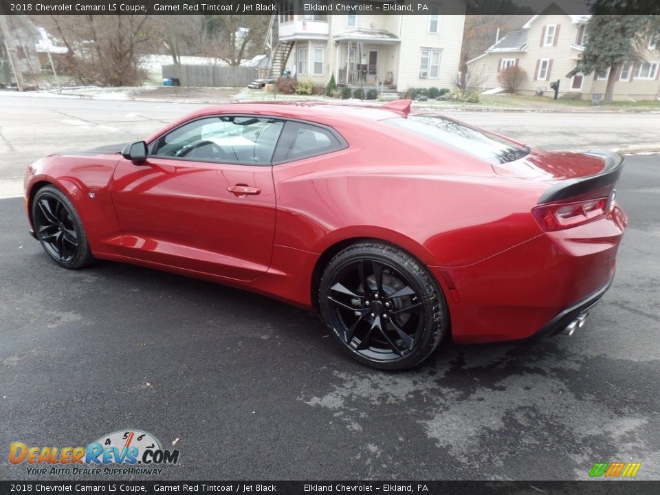2018 Chevrolet Camaro LS Coupe Garnet Red Tintcoat / Jet Black Photo #5